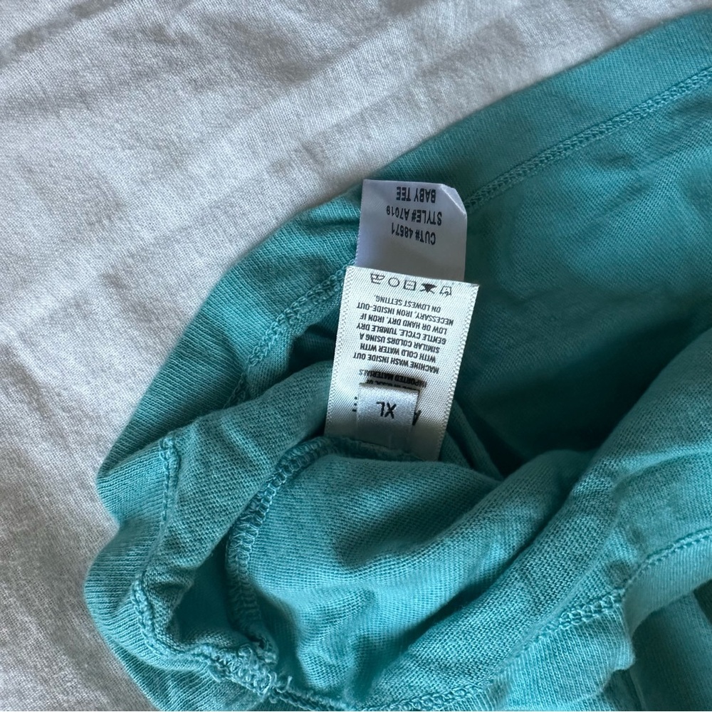 Agolde turquoise T shirt - Picture 6 of 7